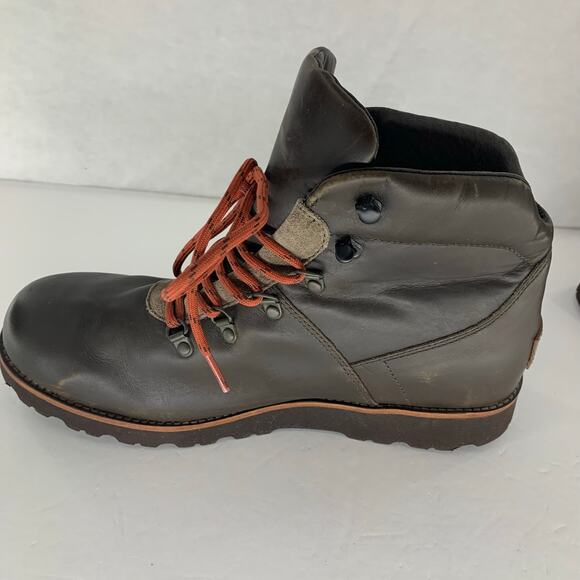 UGG Hafstein Waterproof Leather Lace-Up Boots Men's Size 10 - Picture 8 of 12